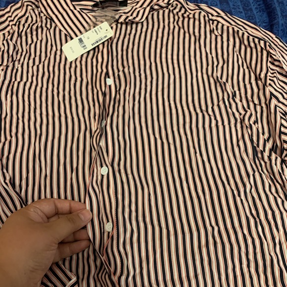 Stripped button up blouse - Picture 3 of 3